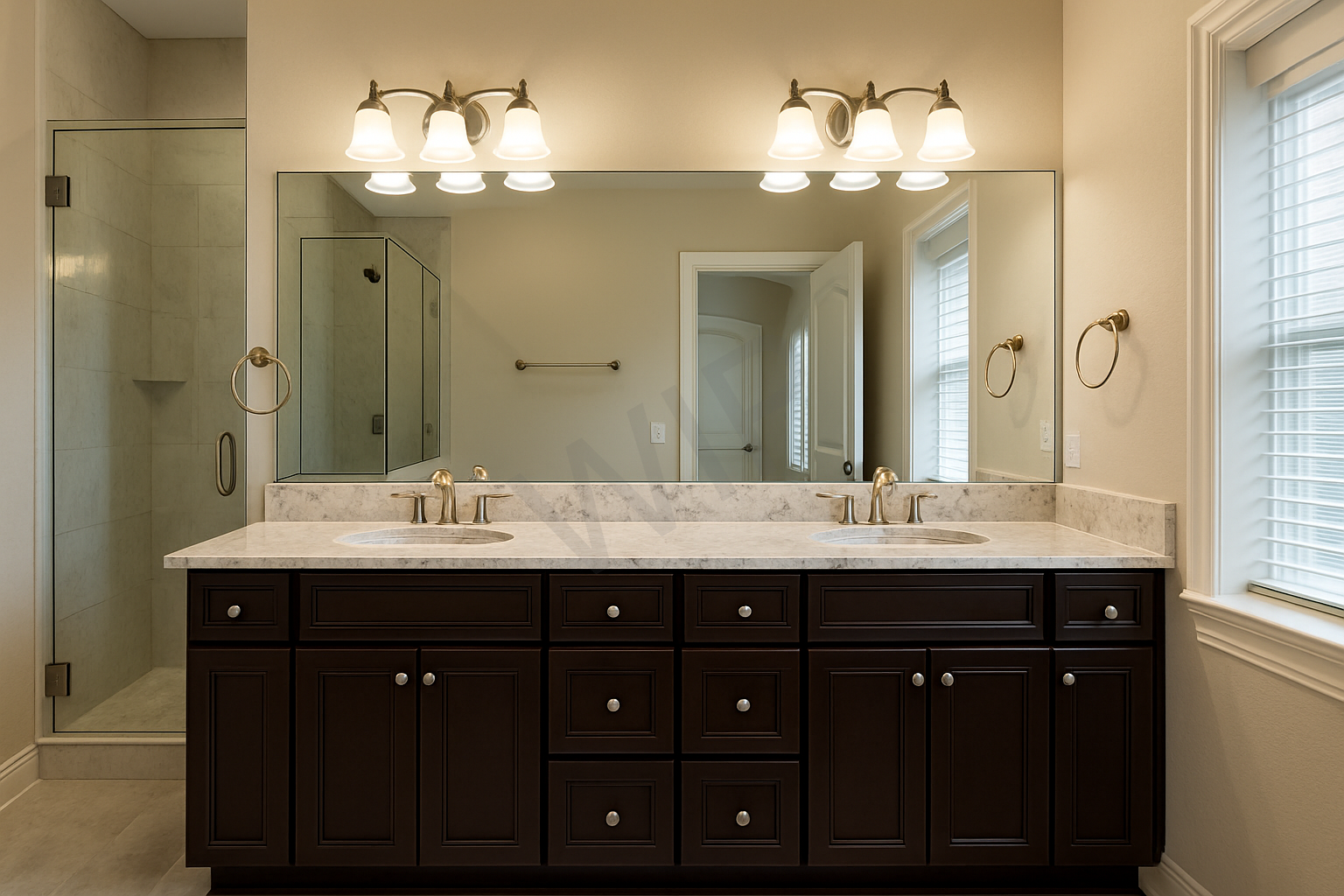 Double vanity bathroom